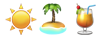 urlaub icons